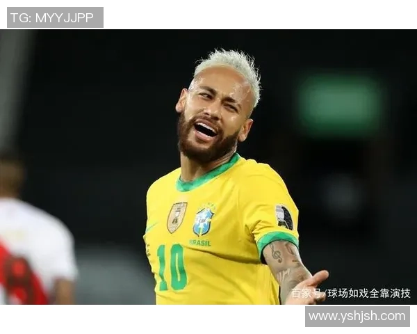 内马尔足球场上的帅气瞬间尽显风采与魅力的精彩图片合集